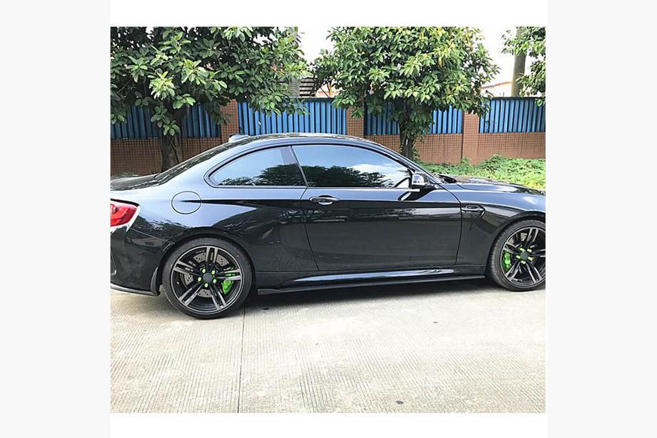 BMW 2-serie F22/F23 2014–2021 Carbon V2 dorpellijsten (voor M-Competition) Foto 4