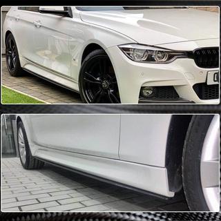 Sideskirt extensions V1 (voor M-Sport sideskirts, carbon) BMW 3 Serie F30/F31 2012–2019 foto 4