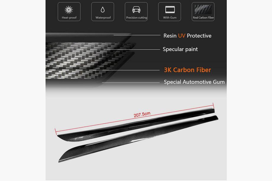BMW 3-serie F34 2013–2020 Dorpelpanelen (voor M-Sport, carbon) Foto 5