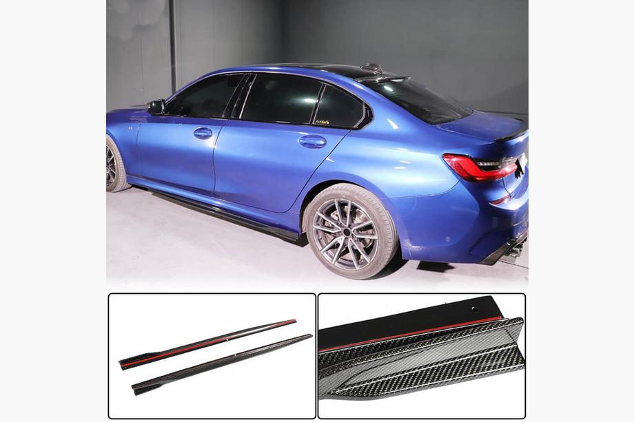 BMW 3 Serie G20/G21 2018– Side skirts V2 (voor G20 M-Sport, carbon) Foto 1