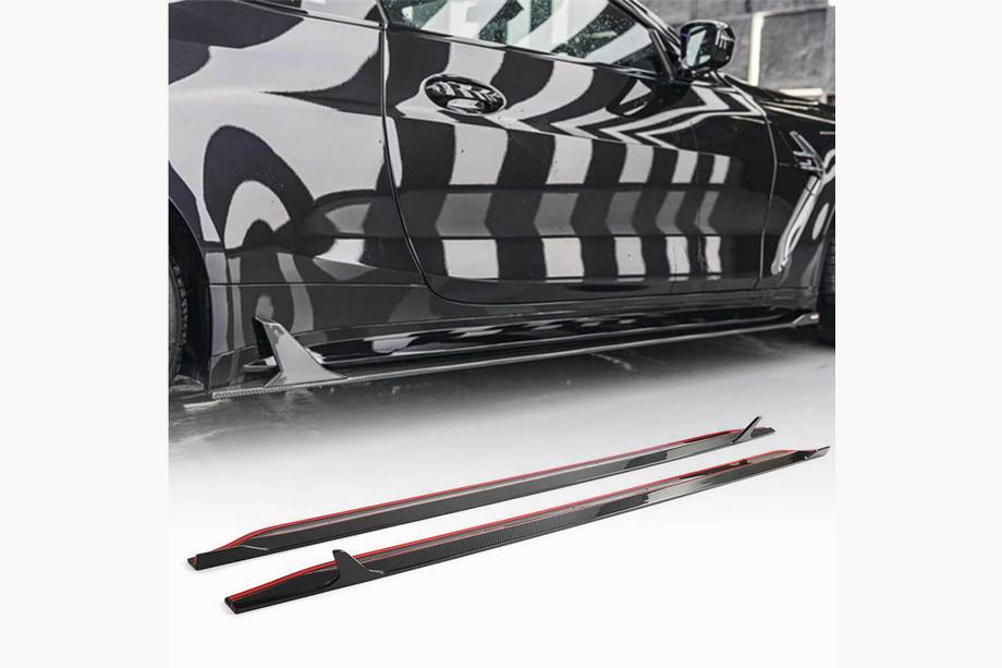 BMW 3 Serie G20/G21 2018– Sideskirts V6 (voor G80, carbon) Image