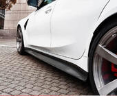 BMW 3 Serie G20/G21 2018– Side skirt extensions V5 (voor G80, carbon) foto 2
