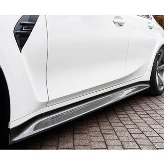 Side skirt extensions V5 (voor G80, carbon) BMW 3 Serie G20/G21 2018– foto 3