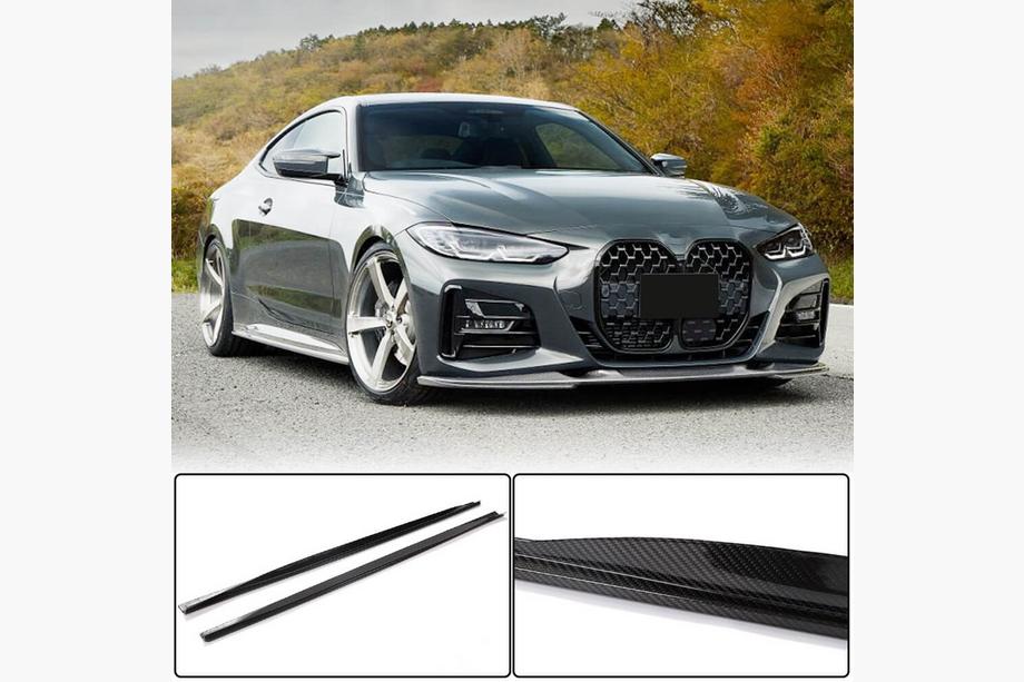 BMW 4-serie G22/23/26 2020– Sideskirts V1 (voor G22/G23 M-Sport, carbon) Foto 1