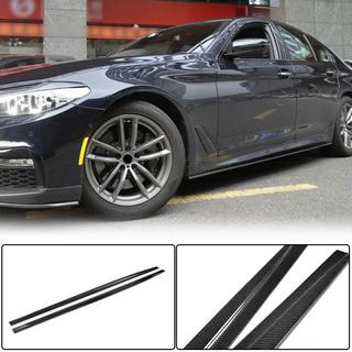 Sideskirt-extensions V1 (voor M-Sport/M5, Carbon) BMW 5 Serie G30/G31 2017–2023 foto 2
