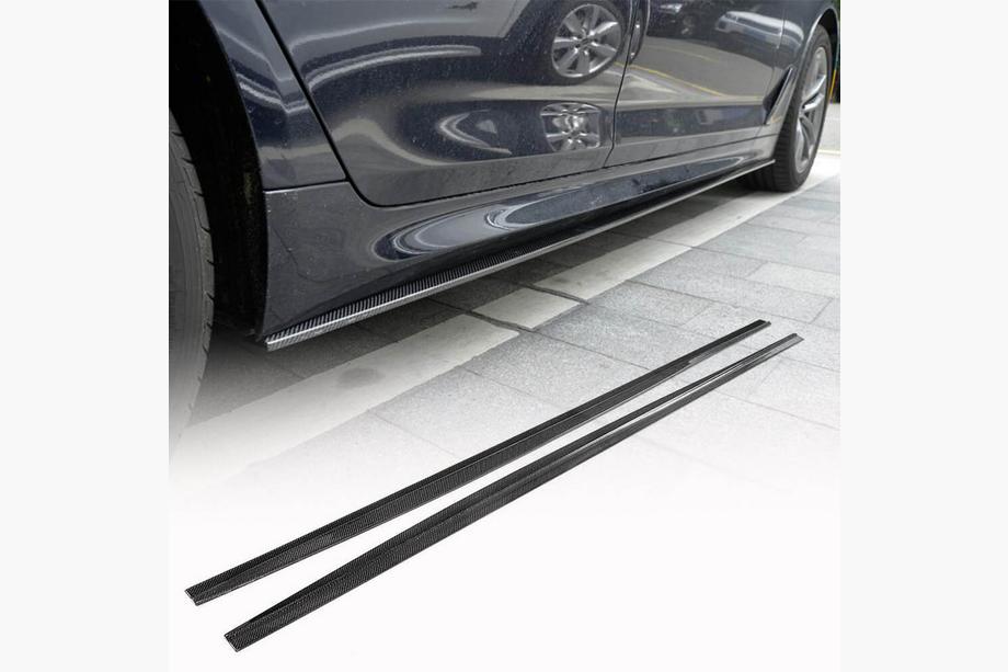 BMW 5 Serie G30/G31 2017–2023 Sideskirt-extensions V1 (voor M-Sport/M5, Carbon) Image