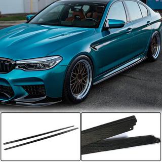 Sideskirt extensions V2 (voor M-Sport/M5, carbon) foto 1