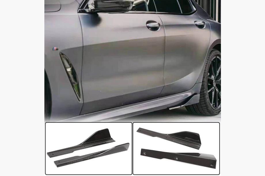BMW 8-serie G14/G15/G16 2018– Sideskirts V2 (voor G16 M-Sport/F93 M8, carbon) Foto 1