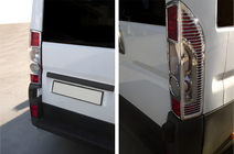 Fiat Ducato 2006–2025 Gebogen achterlichtcovers (2006-2014, 2 stuks, kunststof) foto 1
