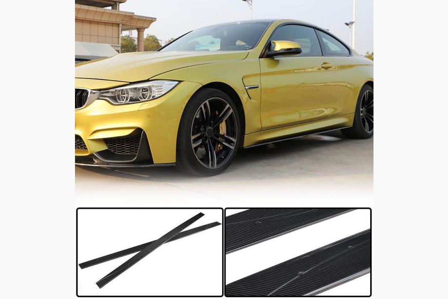 BMW 4 Serie F32/F33/F36 2012–2020 Carbon dorpelcovers V6 (voor F82) Image