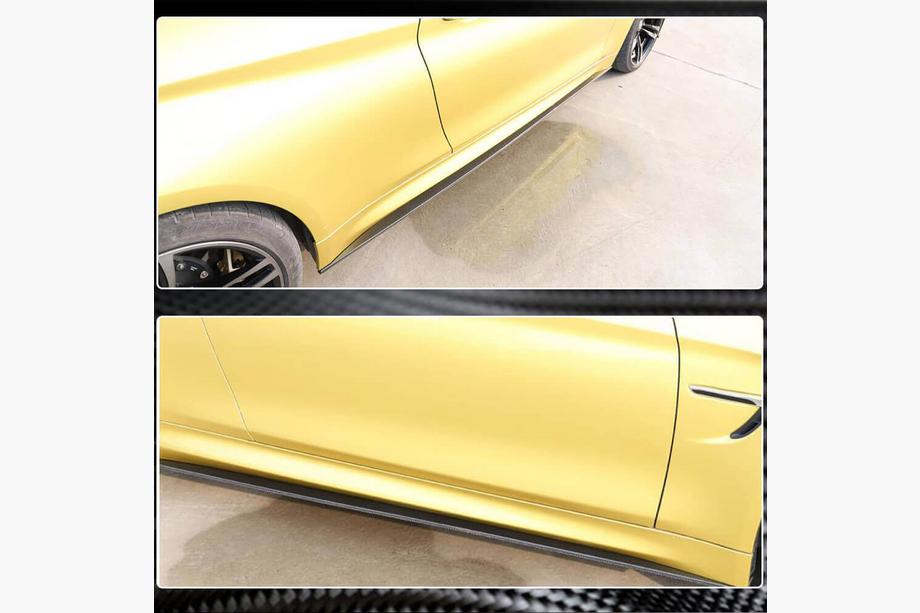 BMW 4 Serie F32/F33/F36 2012–2020 Sideskirts FRP V7 (voor F82) Foto 3