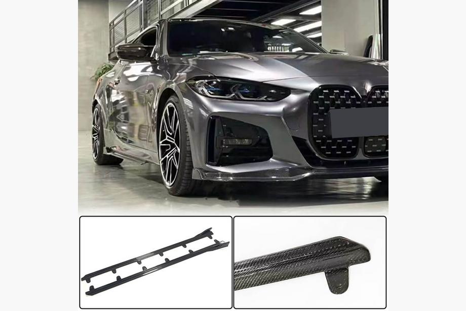 BMW 4-serie G22/23/26 2020– V3 side skirts (voor G22/G23 M-Sport, carbon) Foto 1
