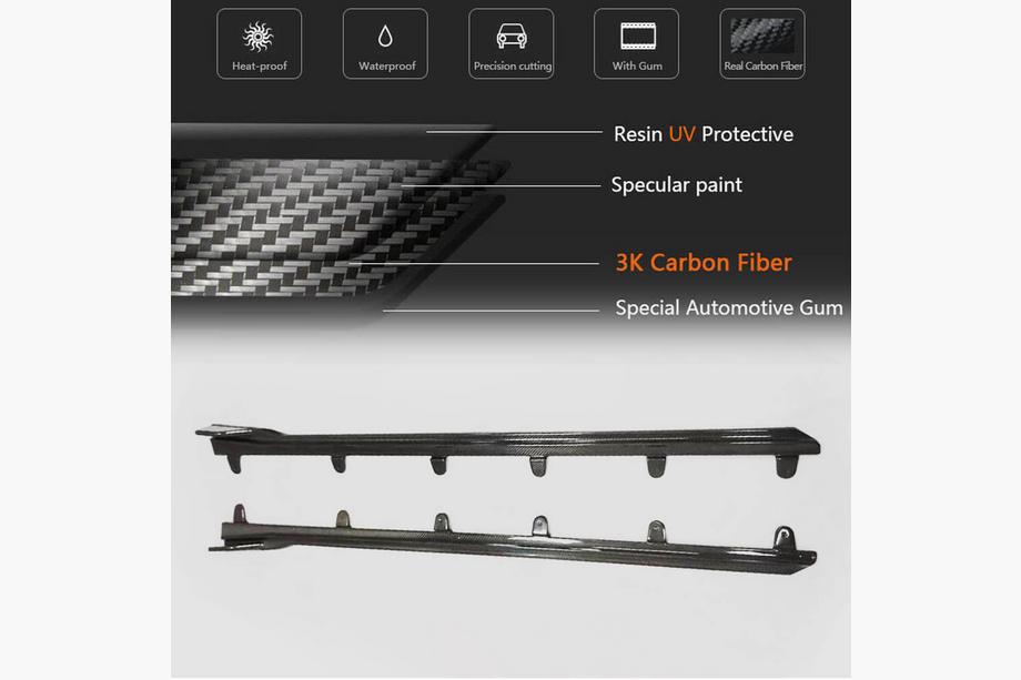 BMW 4-serie G22/23/26 2020– V3 side skirts (voor G22/G23 M-Sport, carbon) Foto 4