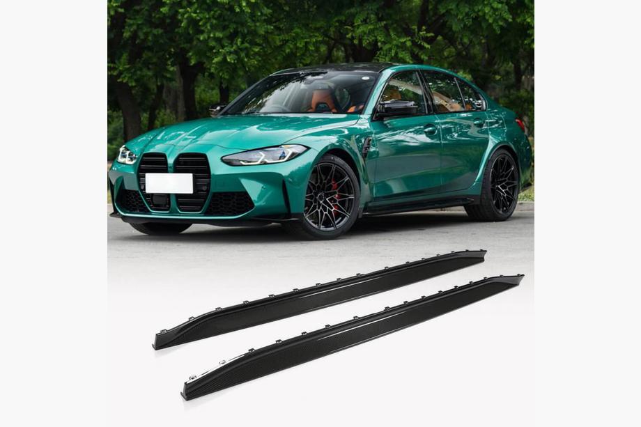 BMW 3 Serie G20/G21 2018– Sideskirts V1 (voor G80, carbon) Foto 1