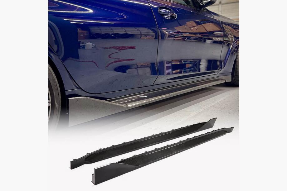 BMW 3 Serie G20/G21 2018– Dorpelpanelen V2 (voor G80, carbon) Foto 1
