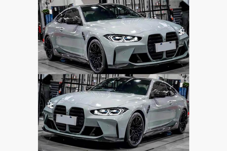 BMW 3 Serie G20/G21 2018– Dorpelpanelen V2 (voor G80, carbon) Foto 2
