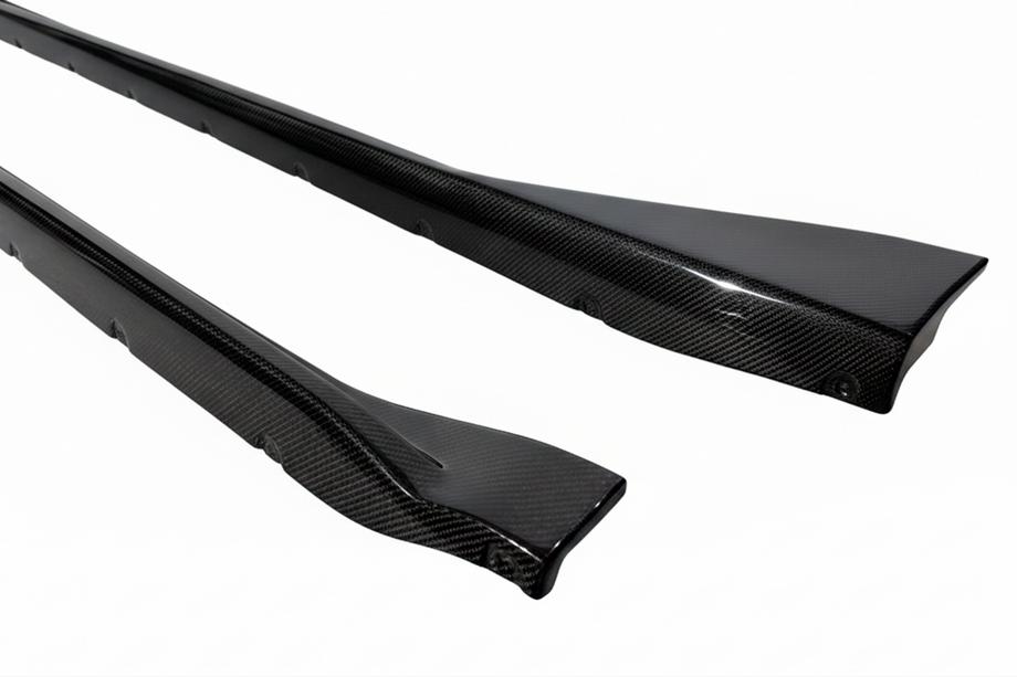 BMW 3 Serie G20/G21 2018– Dorpelpanelen V2 (voor G80, carbon) Foto 11