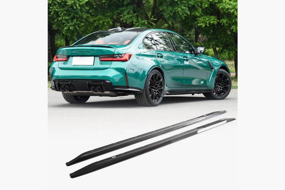 BMW 3 Serie G20/G21 2018– V3 side skirts (voor G80, carbon) Foto 1