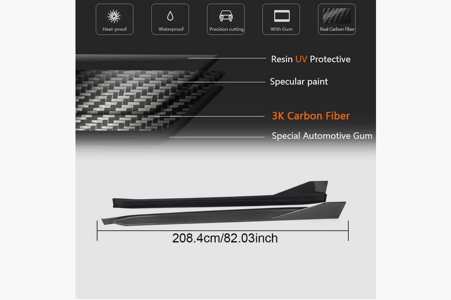 BMW 4-serie G22/23/26 2020– Dorpelcovers Dry Carbon V2 (voor G82/G83) Foto 6