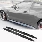 BMW 4-serie G22/23/26 2020– V4 side skirt extensions (voor G82/G83, carbon) foto 1