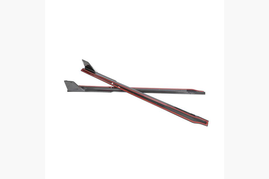 BMW 2 Serie G42 2021– Side skirt extensions V1 (voor G87, carbon) Foto 6
