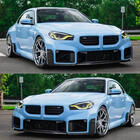 BMW 2 Serie G42 2021– ABS dorpelcovers V4 (voor G87) foto 2