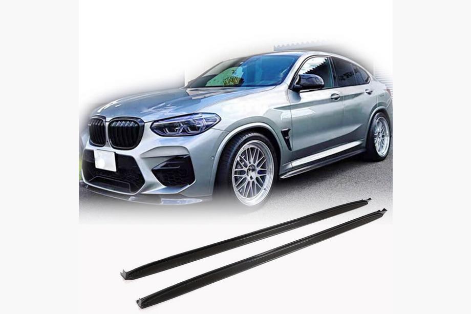 BMW X4 G02 2018– Sideskirts (voor F98/G02 M-Sport, carbon) Image
