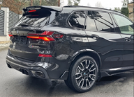 BMW X5 G05 2019–2026 Dorpelverbreders V3 (Glans zwart) foto 3