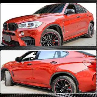 Sideskirt extensions (voor F86, carbon) BMW X6 F16 2014–2019 foto 4