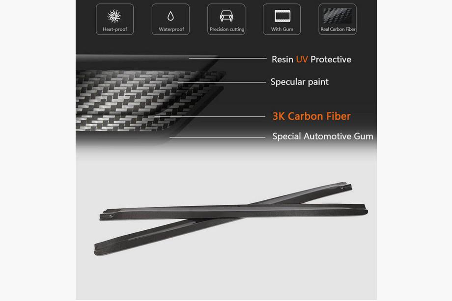 BMW X6 F16 2014–2019 Sideskirt extensions (voor F86, carbon) Foto 5
