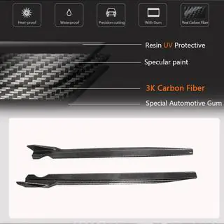 Sideskirts (2018-2022, Carbon) BMW X6 G06 2019–2027 foto 3