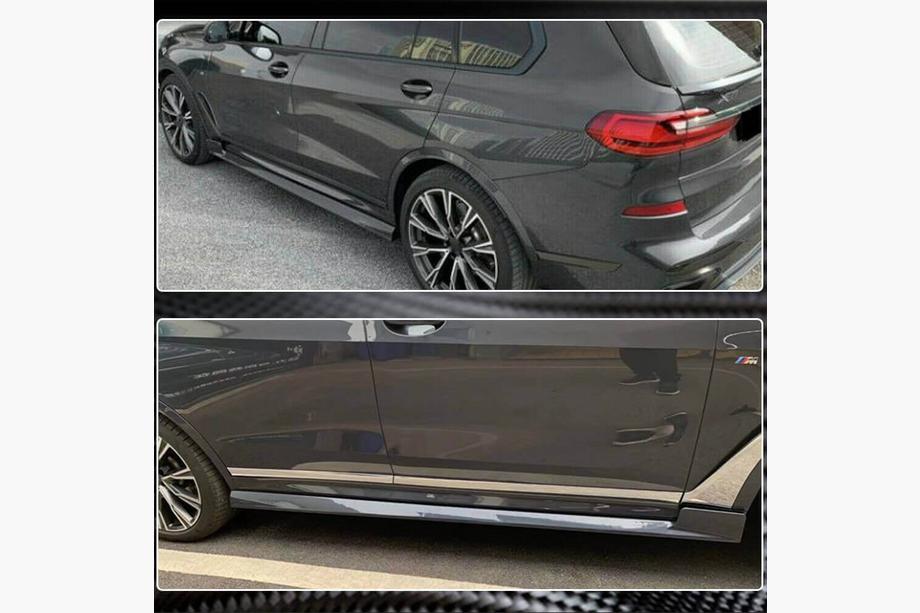 BMW X7 G07 2019– Dorpelpanelen (voor M-Sport, carbon) Foto 11