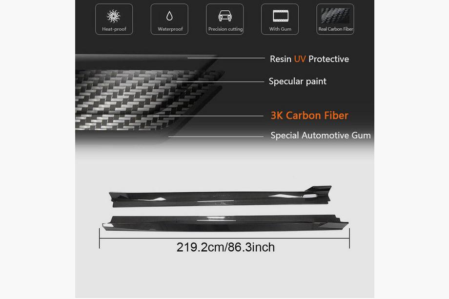 BMW X7 G07 2019– Dorpelpanelen (voor M-Sport, carbon) Foto 12