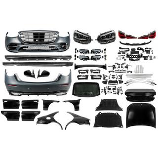 Facelift set voor W223 AMG Line (met deurgrepen en inserts) Mercedes S-сlass W221 2005–2013 foto 1