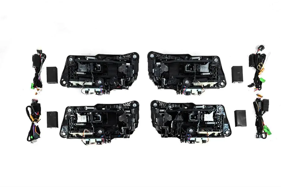Mercedes S-class W221 2005–2013 Facelift set voor W223 AMG Line (met deurgrepen en inserts) Foto 24