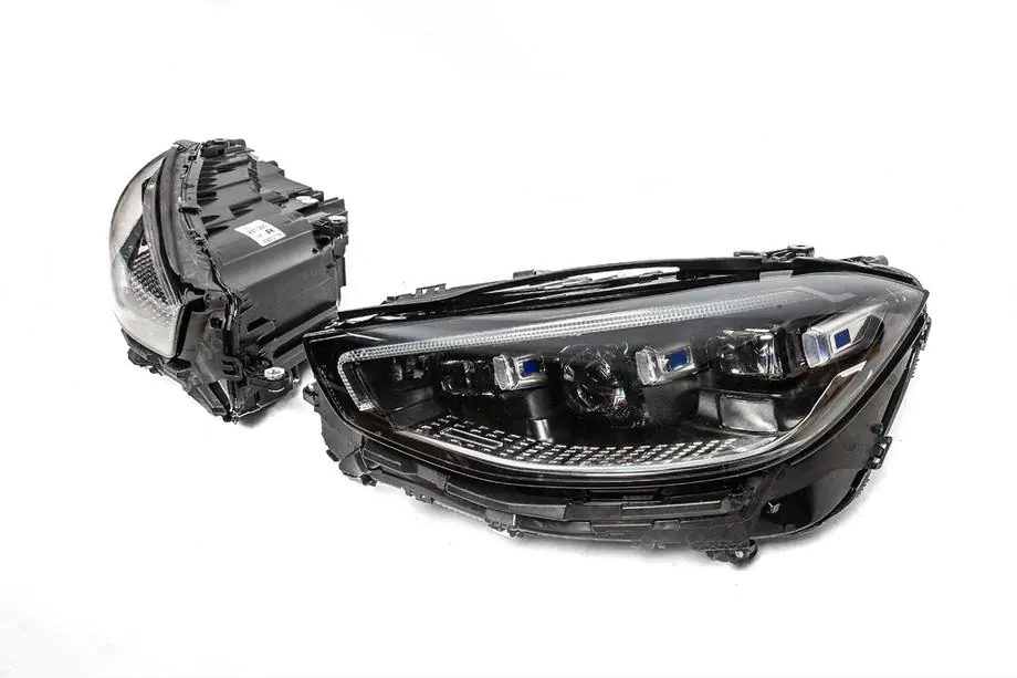 Mercedes S-class W221 2005–2013 Facelift set voor W223 AMG Line (met deurgrepen en inserts) Foto 26