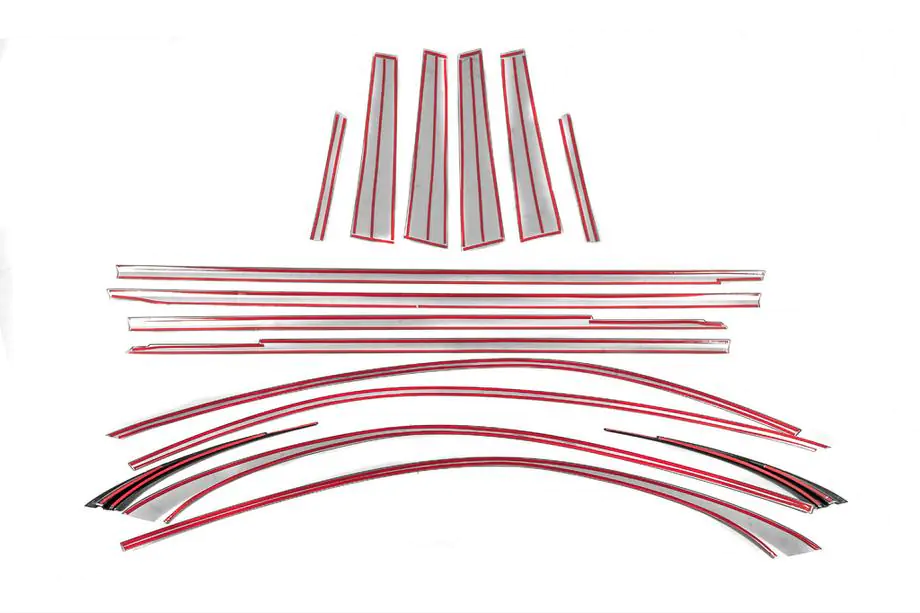 Mercedes S-class W221 2005–2013 Facelift set voor W223 AMG Line (met deurgrepen en inserts) Foto 83