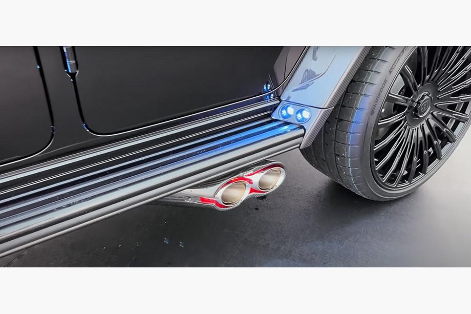 Mercedes G class W465 2025– Uitlaattips BRB Carbon (2 stuks) Foto 2