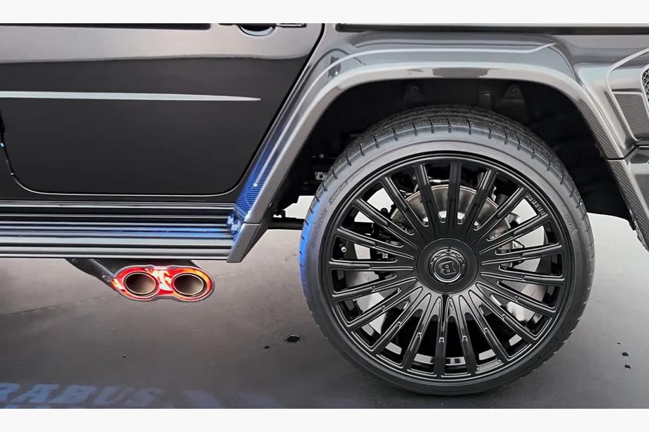 Mercedes G class W465 2025– Uitlaattips BRB Carbon (2 stuks) Foto 1