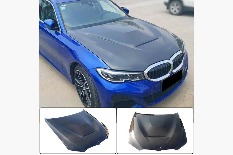 BMW 3 Serie G20/G21 2018– Carbon motorkap (V1) Image