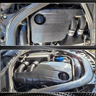 Motordeksel (voor F80, carbon) foto 4