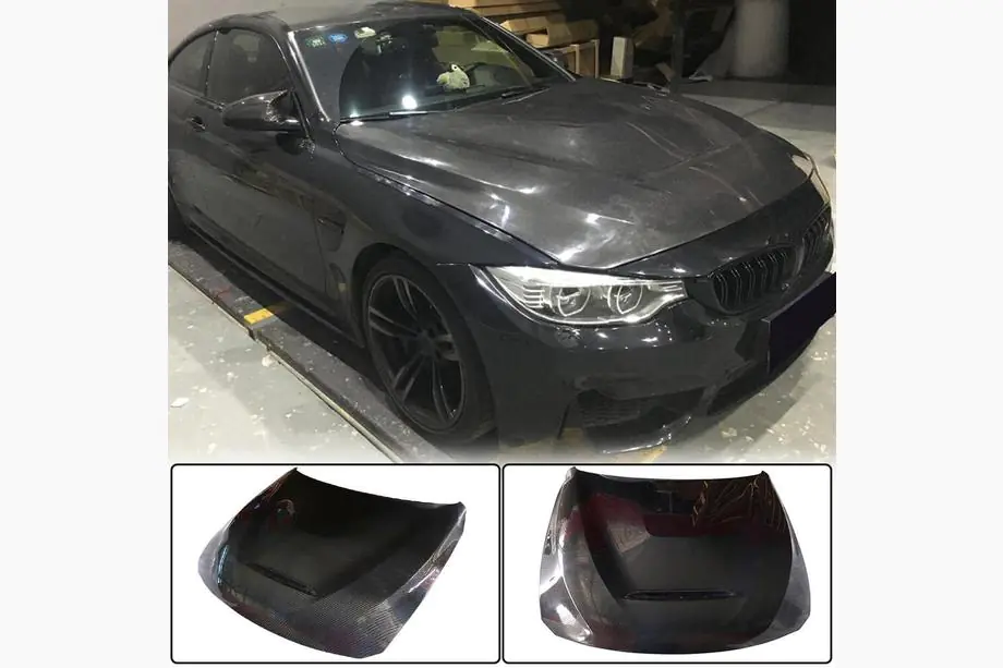 BMW 4 Serie F32/F33/F36 2012–2020 Motorkap V1 (Carbon) Image