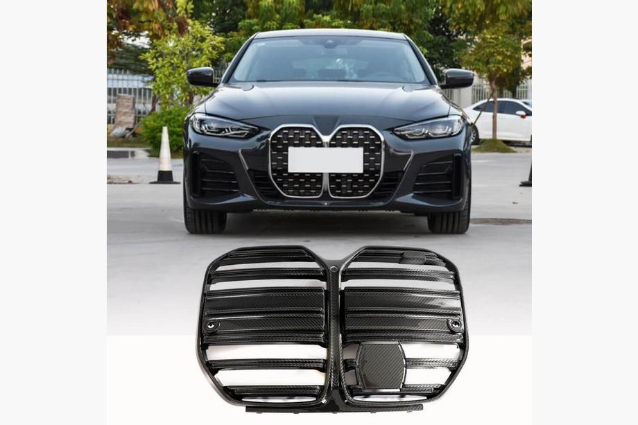 BMW 4-serie G22/23/26 2020– V5 niergrillen (voor G82/G83, carbon) Image