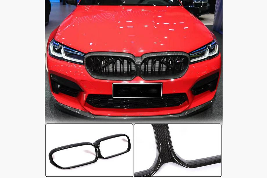 BMW 5 Serie G30/G31 2017–2023 Grille omlijsting (2021-2023, carbon) Image