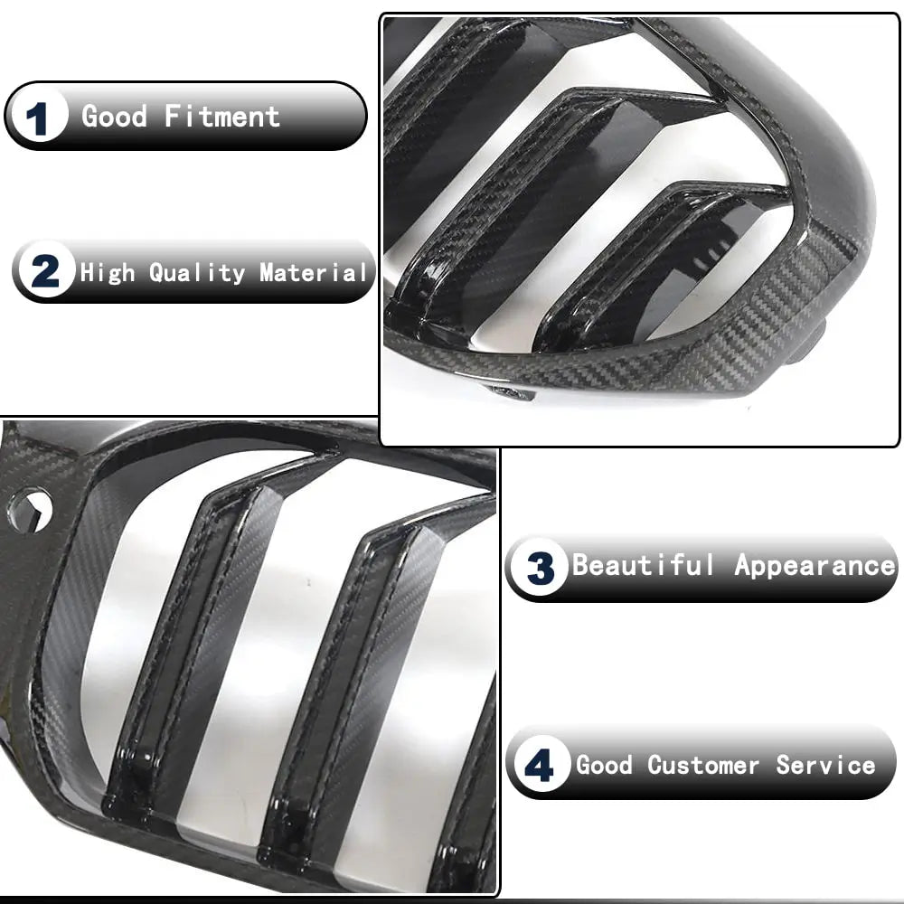 Nierengrilles M-Look V1 (2021-2023, droog carbon) foto 3