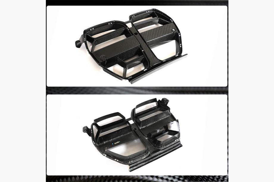 BMW 4-serie G22/23/26 2020– Luchtinlaten V1 (voor G82/G83, carbon) Foto 11
