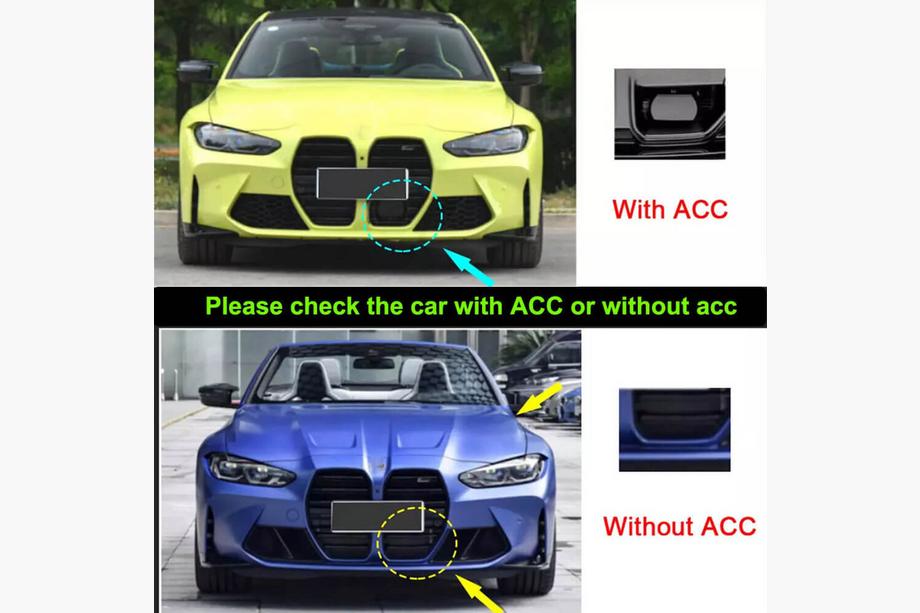 BMW 4-serie G22/23/26 2020– Luchtinlaten V1 (voor G82/G83, carbon) Foto 12