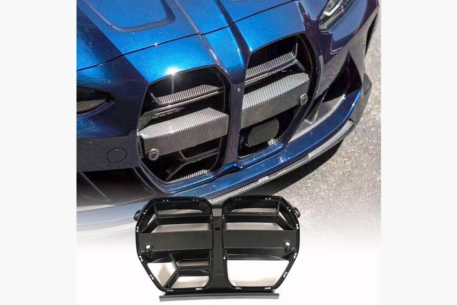 BMW 4-serie G22/23/26 2020– Nierengrille V2 (voor G82/G83, carbon) Image