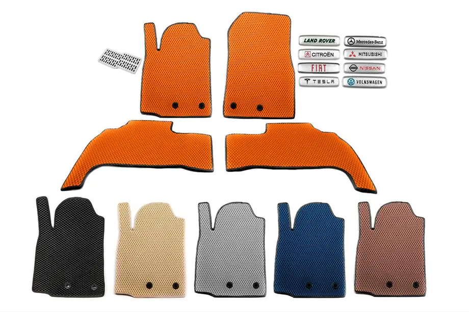 Nissan Patrol Y61 1997–2011 Kofferbakmat Lang (EVA, oranje) Image