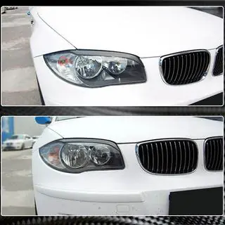 Koplampwimpers (Carbon) BMW 1 Serie E81/E82/E87/E88 2004–2011 foto 3
